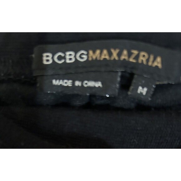 BCBG Y2K  women’s Black velvet Track Suit Front And Back Bling Size M/L Read - Picture 14 of 15